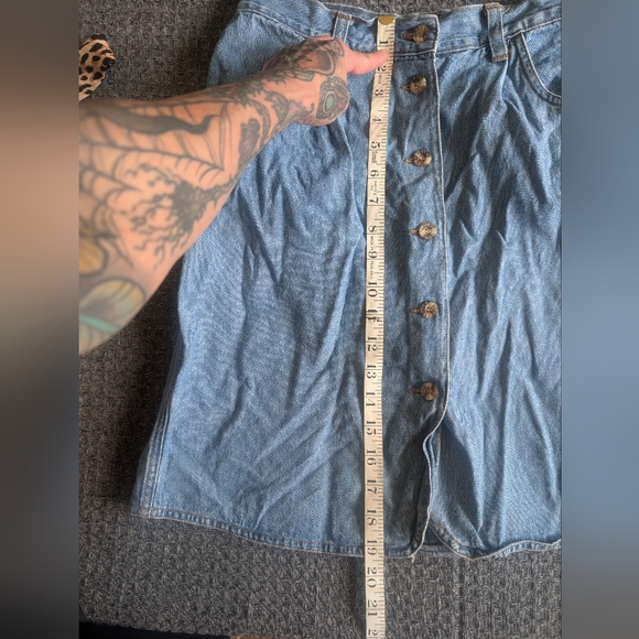 Faded Glory Light Blue Denim Jeans with Gold Stitching Patch - Picture 7 of 8